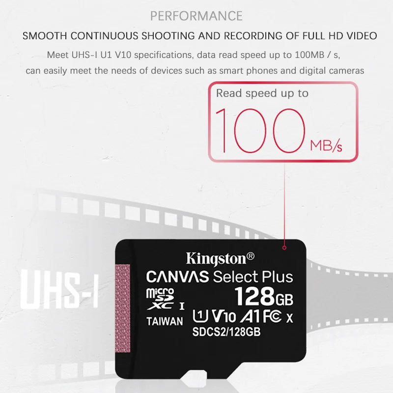 Kingston 16GB Micro SD Card Class10 carte sd memoria 32GB Mini SD Card 64GB TF Card  UHS-I 128GB Memory Card For Mobile phone