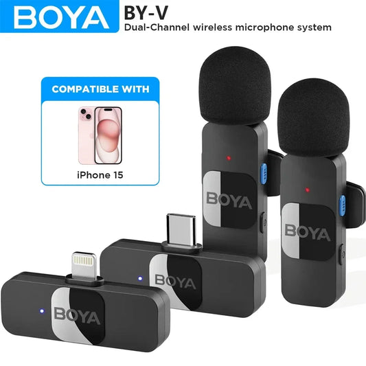 BOYA BY-V Wireless Lavalier Lapel Microphone