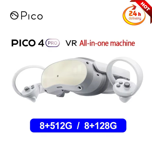 Pico 4 Pro VR Glasses All-in-One (8+512G/128G) (12G+256G) 3D 4K Display VR Headset Steam VR Virtual Reality Metaverse Games