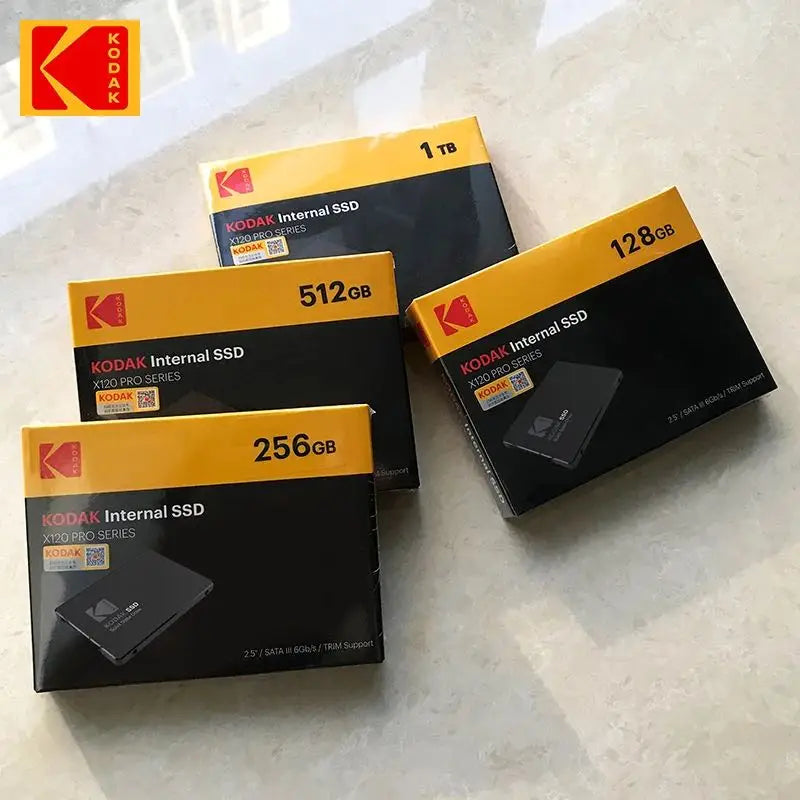 Original Kodak Internal SSD 256GB 512GB 960GB 2.5 Inch Sata III 550MB/S Solid State Drive 128GB 120GB 240GB for Laptops Destops