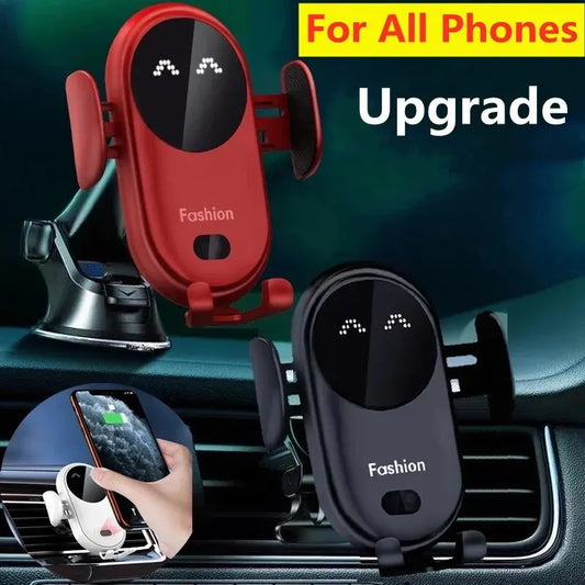 VIKEFON Car Wireless Charger Auto Car Mount Phone Holder Stand