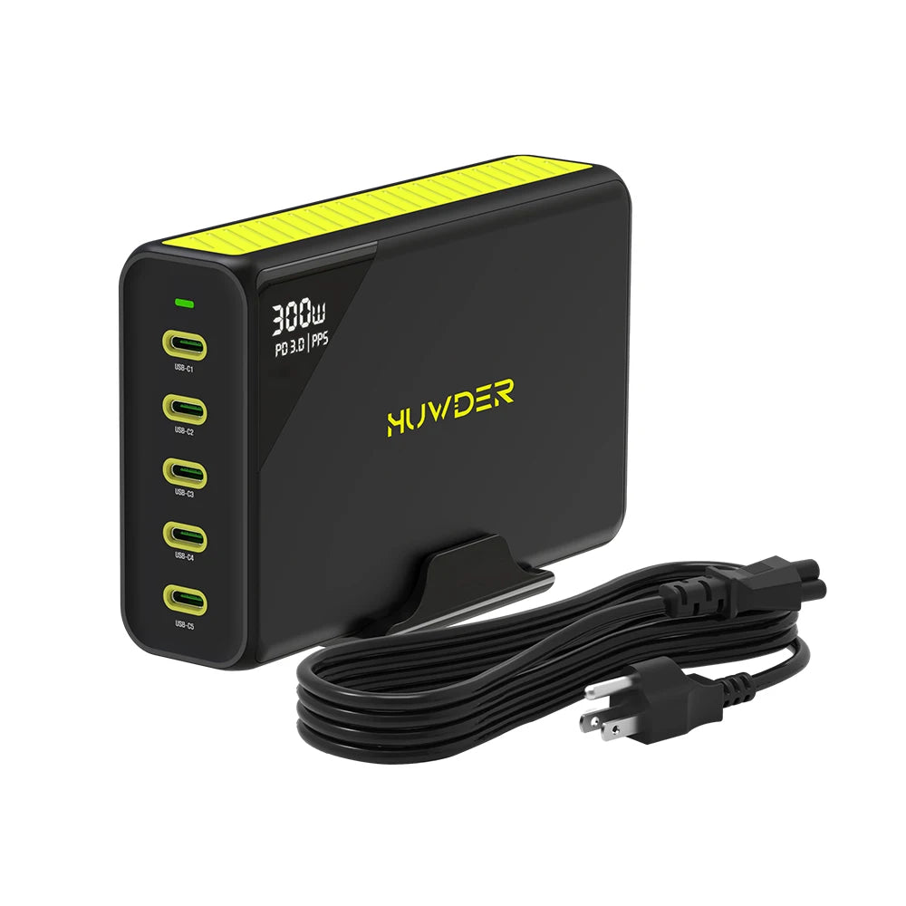 300W Multiple Ports PD Desktop Charger