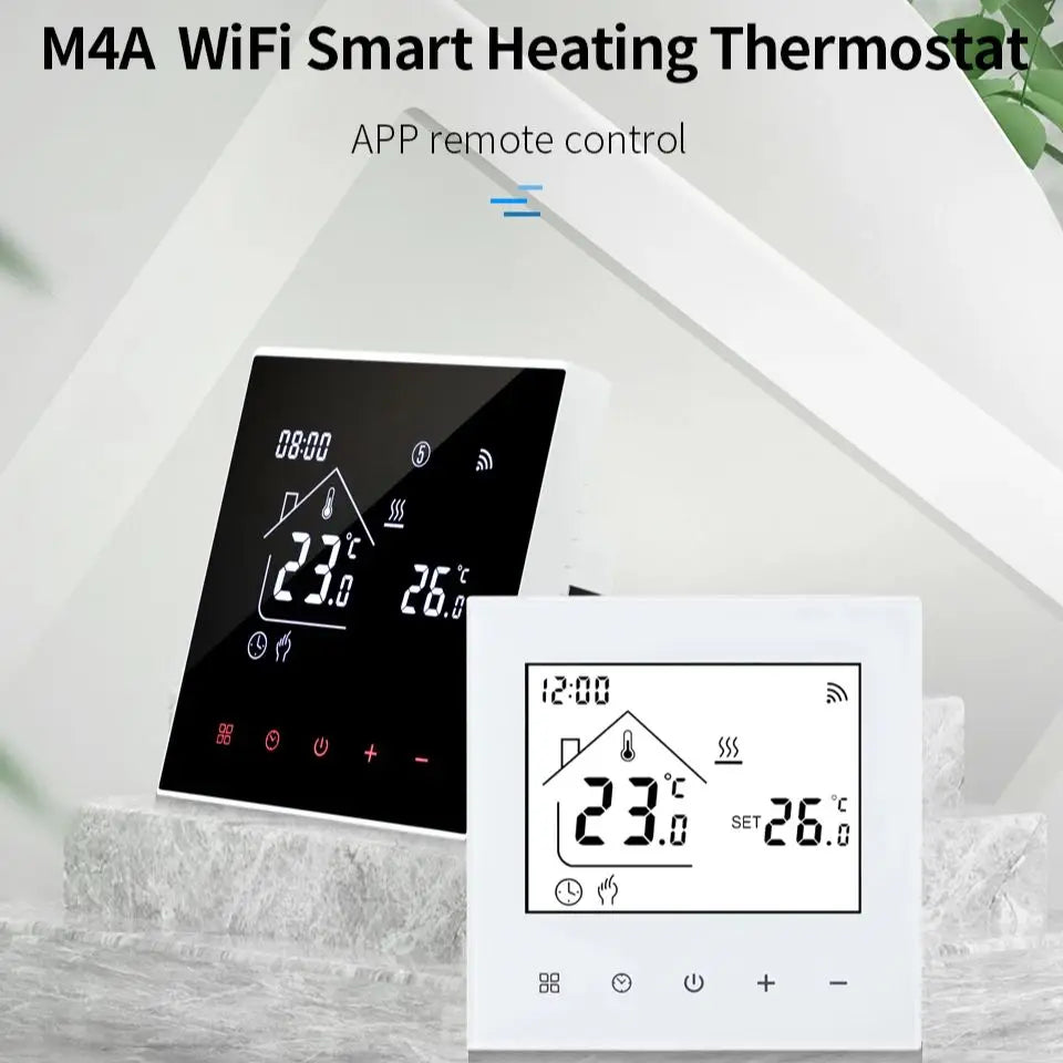 RKHK Wifi Smart Heating Thermostat LCD Display Voice Control Alexa Tuya Alice/ Electric/Water Floor Temperature Controller