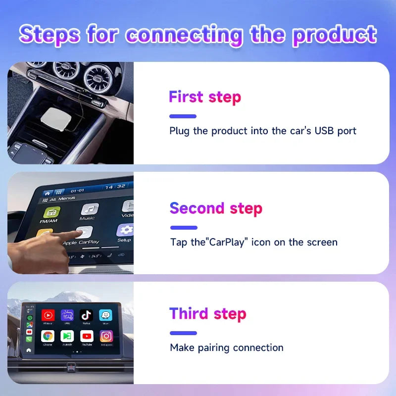 CarlinKit CPC200-Tbox UHD HDMI Output Android 13 CarPlay AIBox