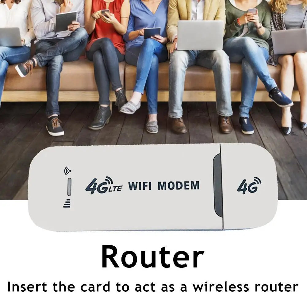 4G Wireless LTE WiFi Router 4G SIM Card Portable