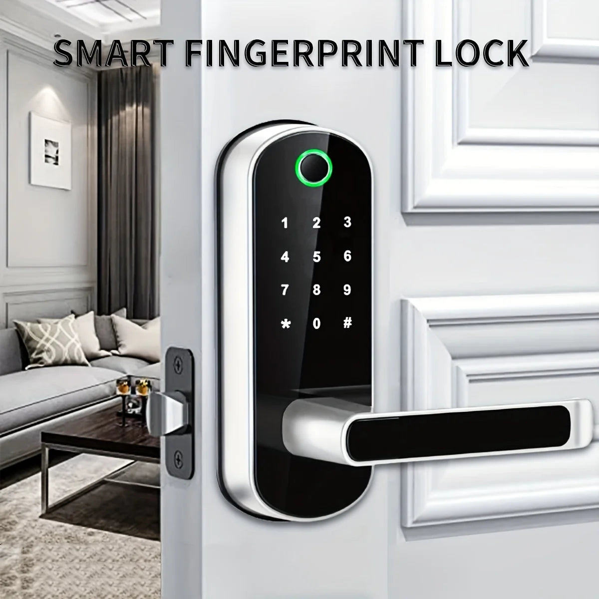 NoEnName  IP67 Smart Fingerprint Door Lock