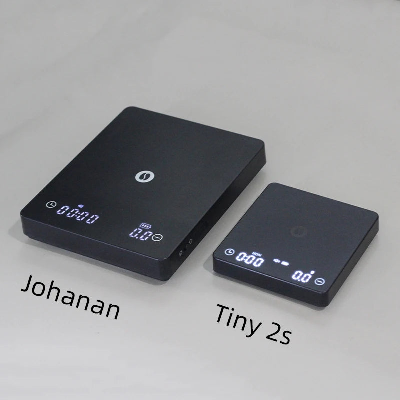 SearchPean Tiny2S Espresso Coffee Kitchen Scale Johanan/S1 Mini Smart Timer USB 2kg/0.1g Send Pad Man Woman Gift Free Shipping