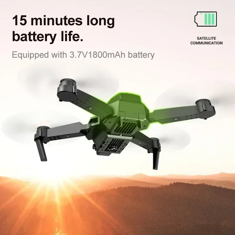 NEW E88 Drone 4K Aerial Photography HD Dual Cameras LED Lighting 360°All-round Foldble Wide Angle RC Drone