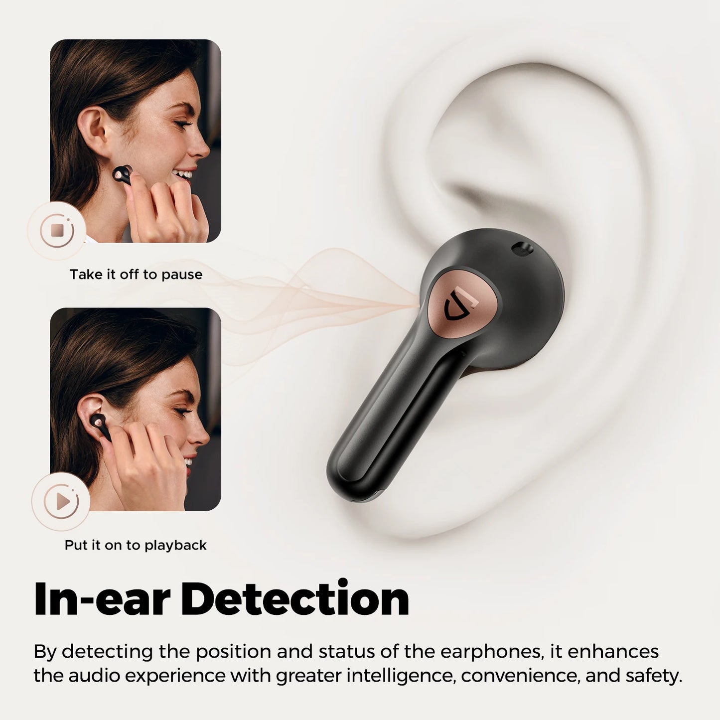 SoundPEATS Air4 Pro ANC Bluetooth 5.3 Wireless Earbuds with Lossless Sound & AptX Voice, Multipoint Connection, in-Ear Detection