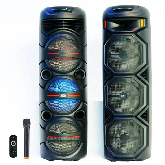 Double Horn Subwoofer Bluetooth Speakers