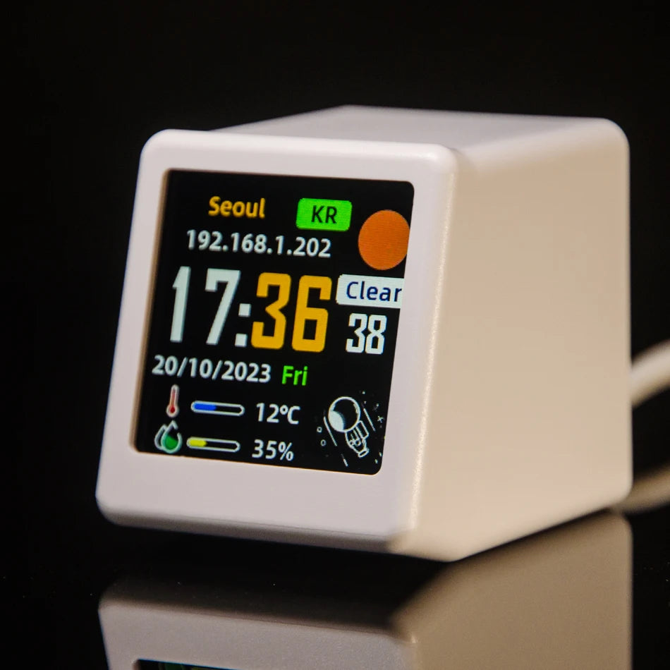 NoEnName Smart Wifi Desk Clock