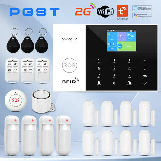 PGST Residential Tuya Smart Gsm Wifi Alarm System