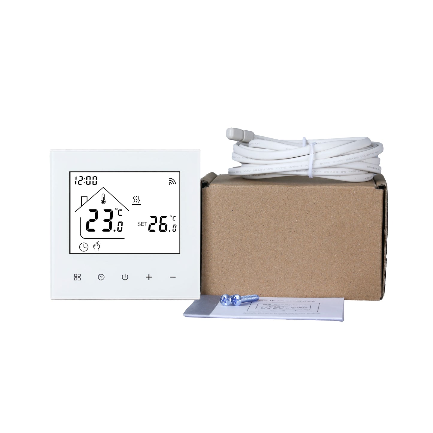 RKHK Wifi Smart Heating Thermostat LCD Display Voice Control Alexa Tuya Alice/ Electric/Water Floor Temperature Controller