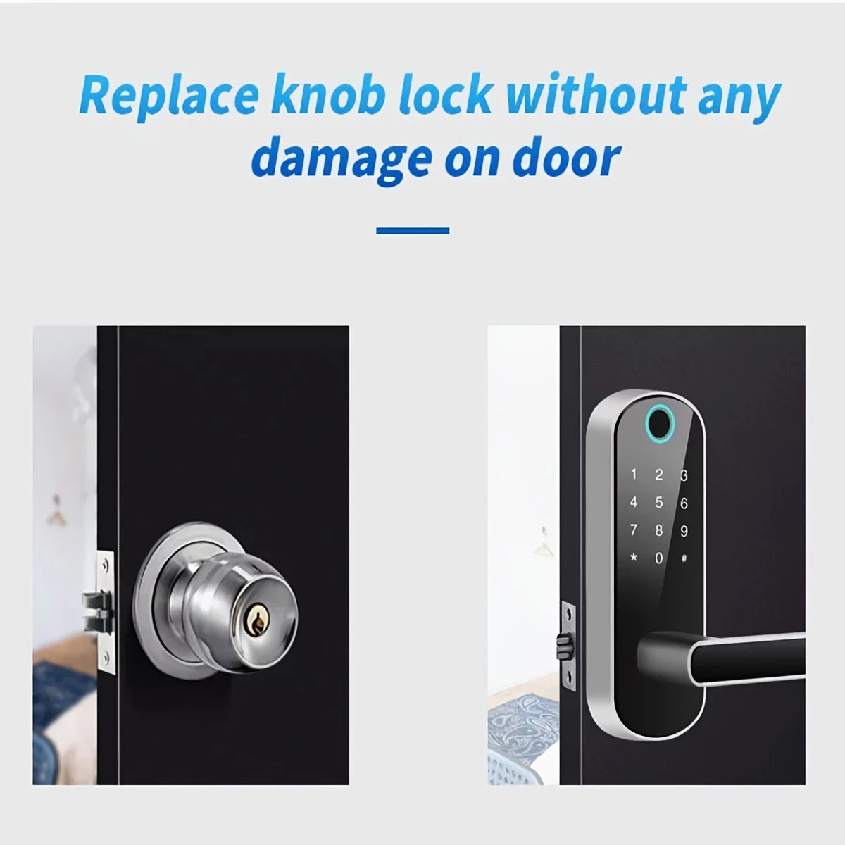 NoEnName  IP67 Smart Fingerprint Door Lock