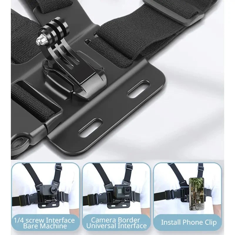 EXSKOF Chest Strap Mount Belt