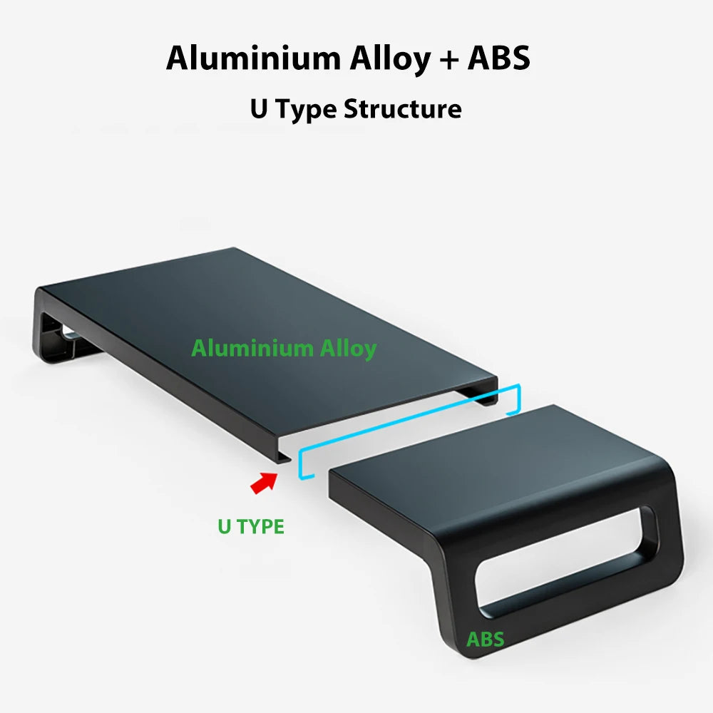 Aluminium Alloy Monitor Stand Riser