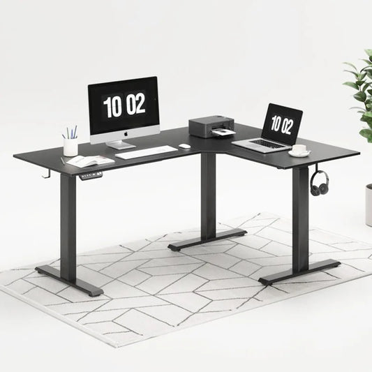 MOJY Ergonomic Electric L shape standing desk