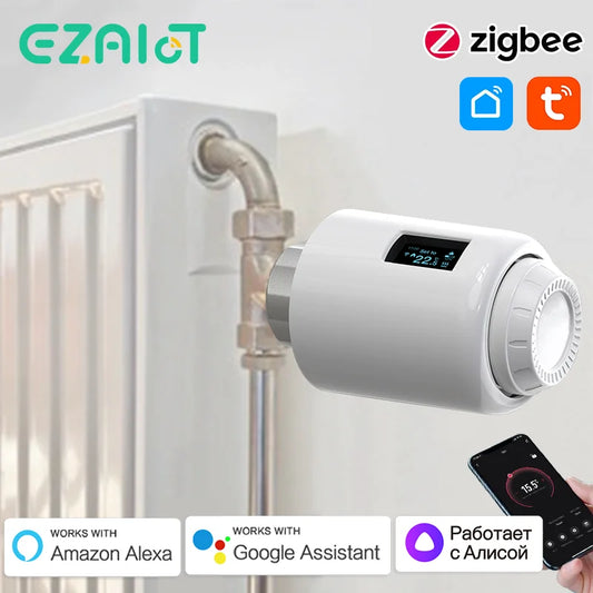 EZAIOT Tuya Smart ZigBee Thermostatic Radiator