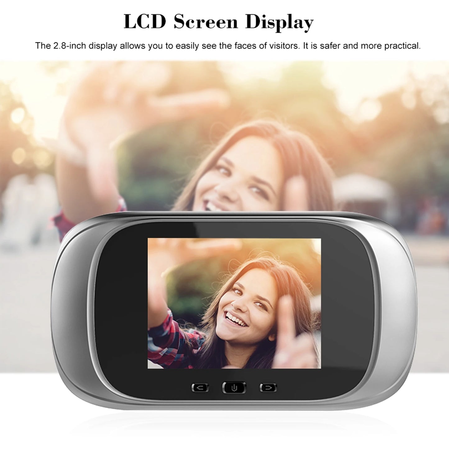 NoEnName Digital Door Viewer Peephole Door Camera