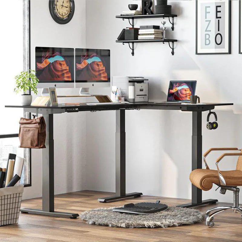 MOJY Ergonomic Electric L shape standing desk