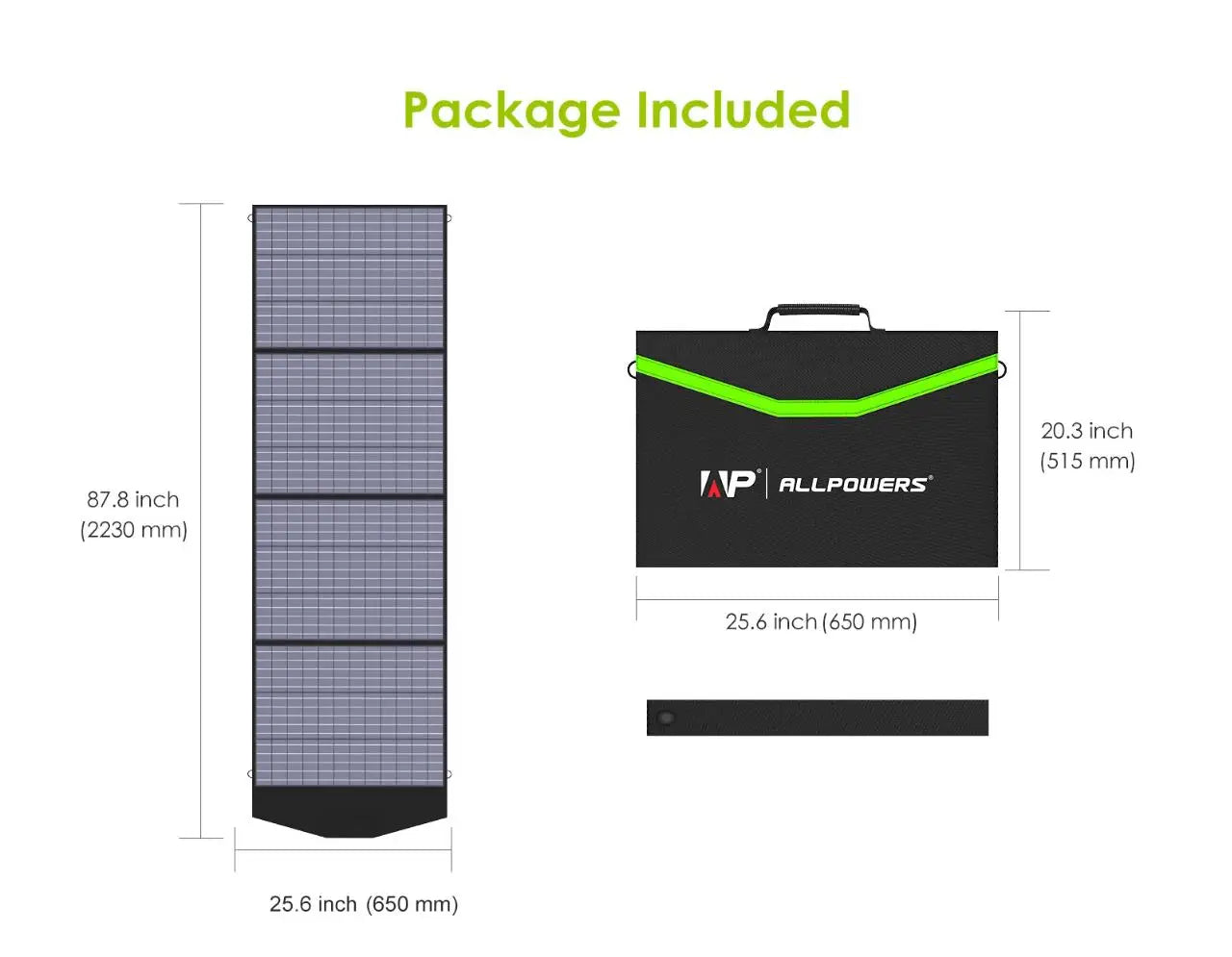 ALLPOWERS Portable Foldable Solar Panel Charger