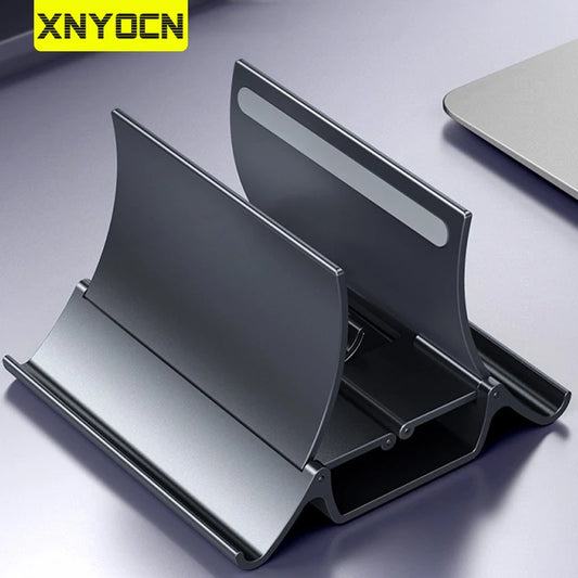 Vertical Laptop Stand Heat Dissipation Non-slip Laptop Stand Gravity Induction Holder Notebook Dock for iPad Pro Tablet Stand