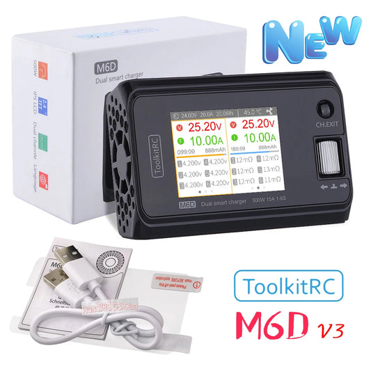 ToolkitRC M6D V3 500W Smart Charger