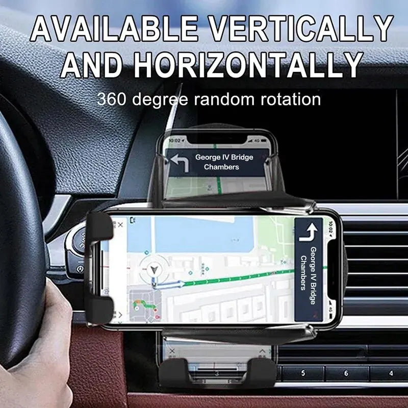 VIKEFON Car Wireless Charger Auto Car Mount Phone Holder Stand