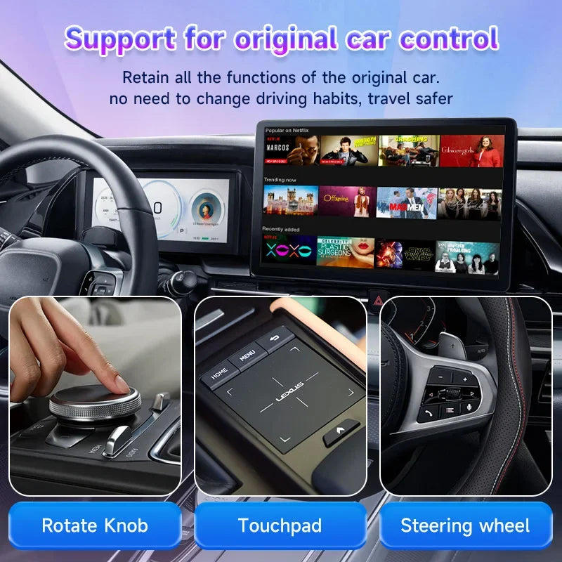 CarlinKit CPC200-Tbox UHD HDMI Output Android 13 CarPlay AIBox