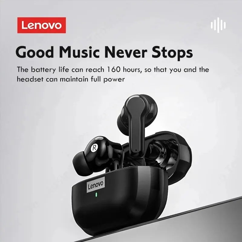 Lenovo LP1S Earphones TWS Wireless Bluetooth 5.0 Headphones Waterproof Sport Headsets Noise Reduction Earbuds with Mic Original