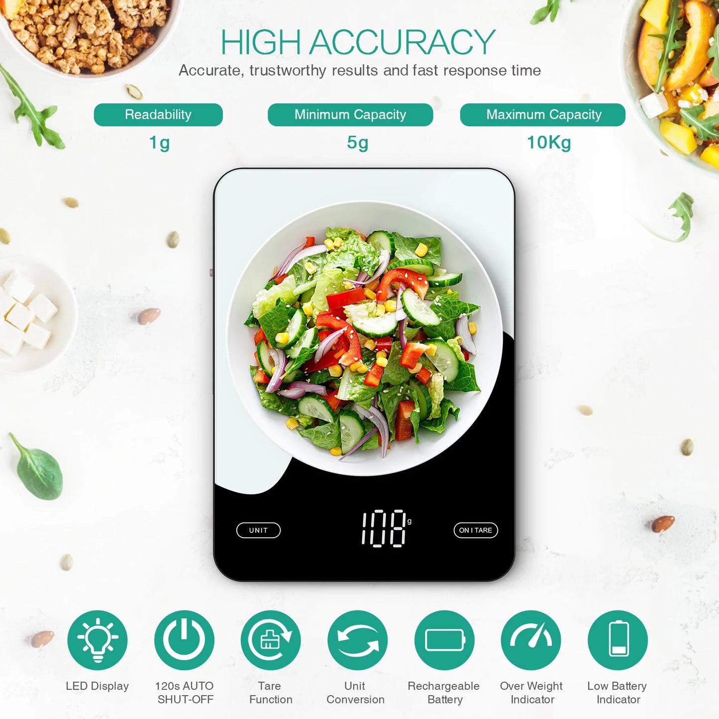 Amir Digital Food Scale 10kg