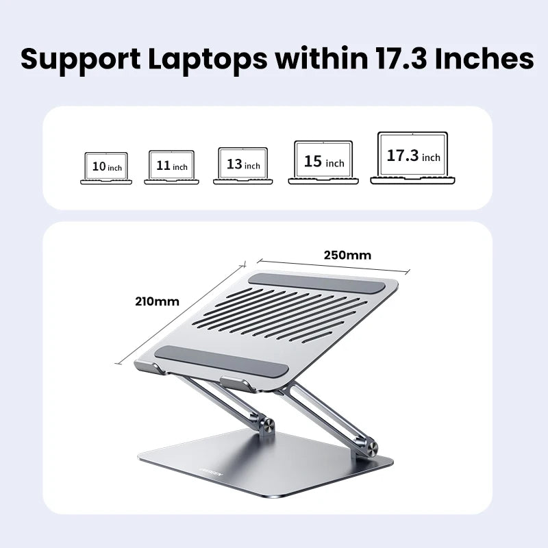 UGREEN Laptop Stand For Macbook Pro Macbook Air Pro Laptop Support Foldable Vertical Notebook Stand Tablet Stand Laptop Holder