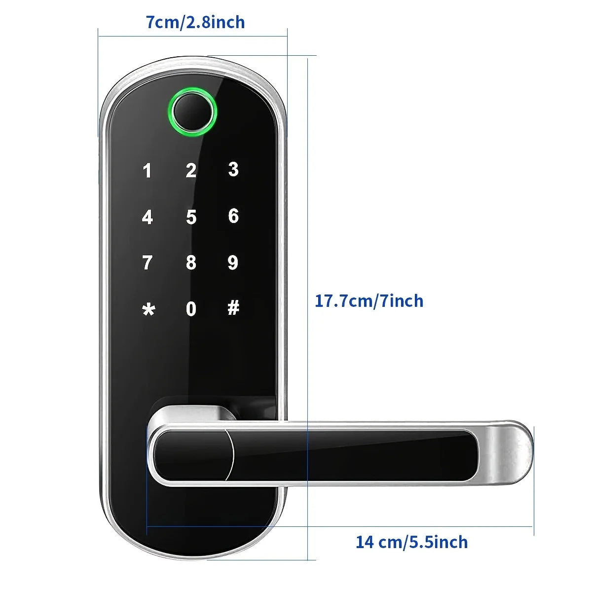 NoEnName  IP67 Smart Fingerprint Door Lock