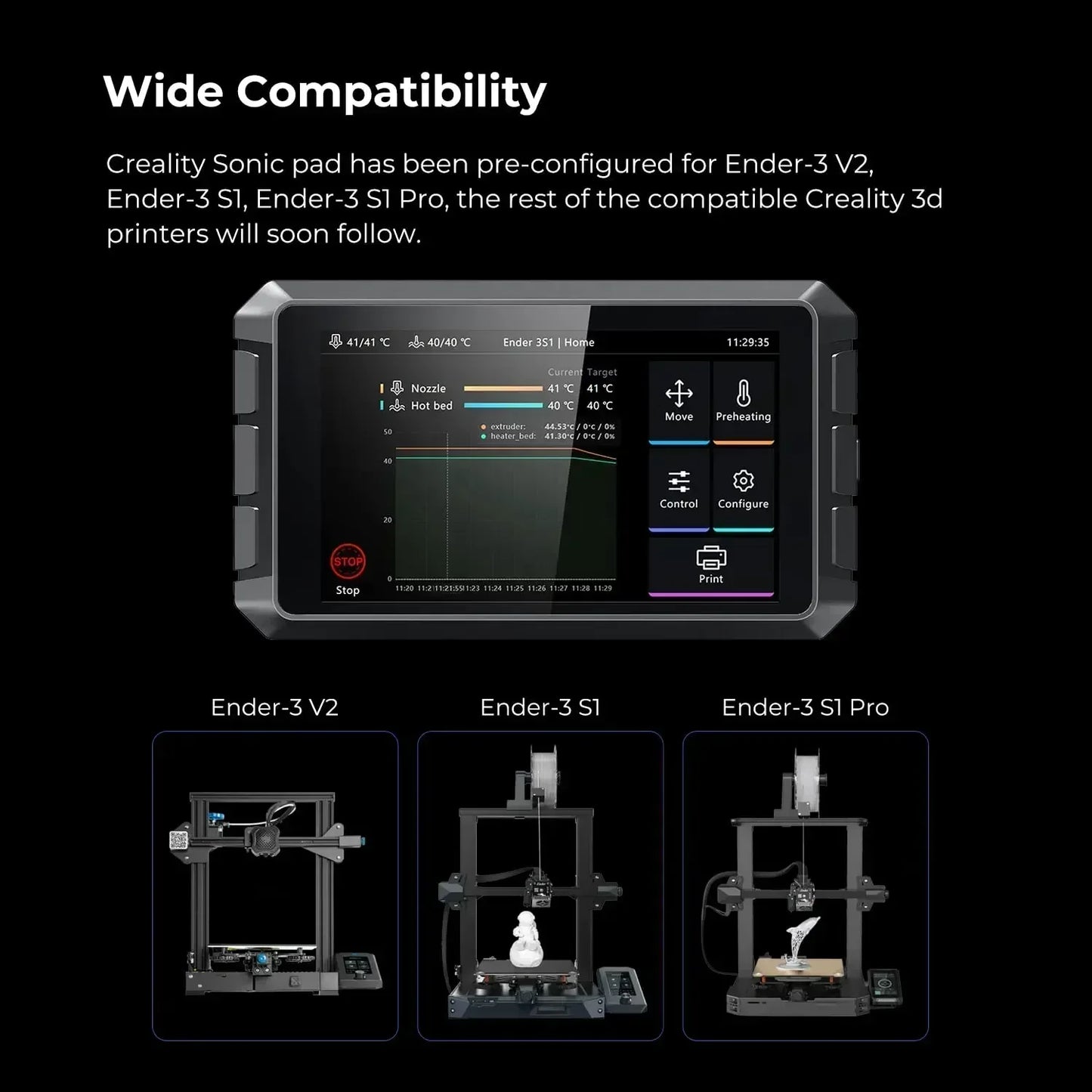 Creality Sonic Pad 7 Inch Touch Screen 3D Printer