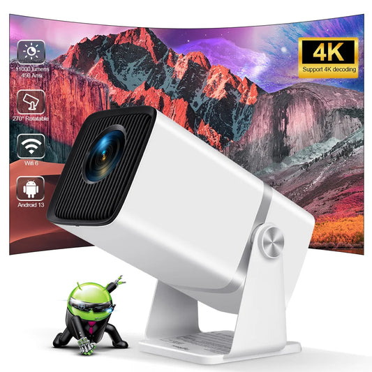 Full HD 1080P TD80W Mini Projector For Movies Android 13 WiFi Smart Tv Video Projector Home Theater Portable Projector PK HY320