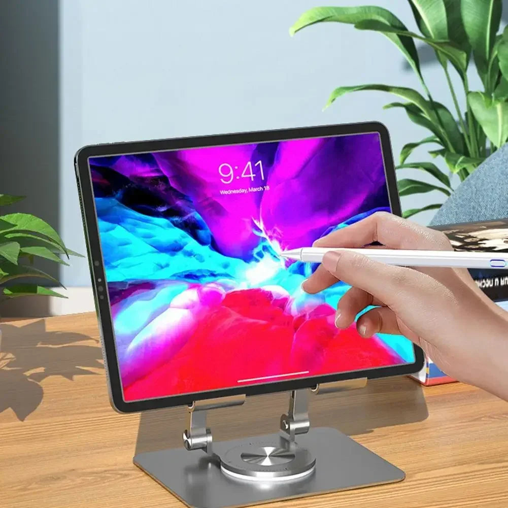 360° Rotatable Tablet Stand Adjustable Foldable Desktop Stand Holder