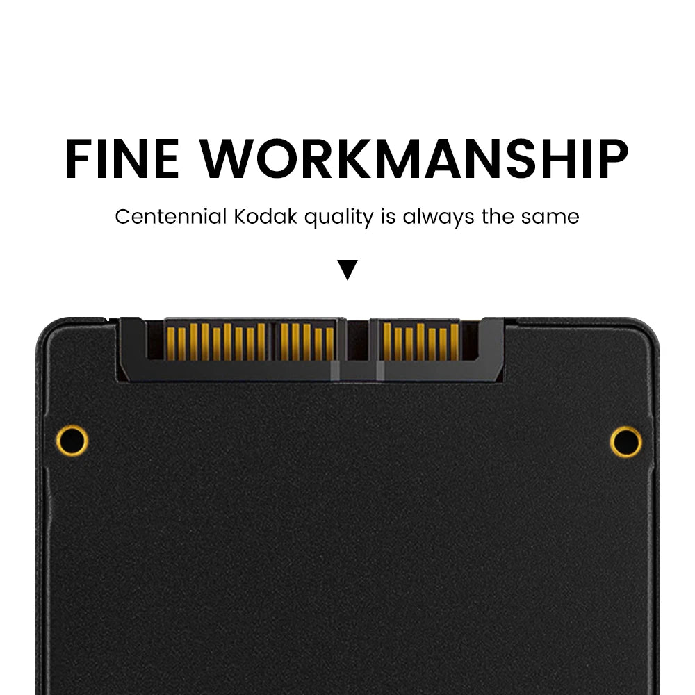 Original Kodak Internal SSD 256GB 512GB 960GB 2.5 Inch Sata III 550MB/S Solid State Drive 128GB 120GB 240GB for Laptops Destops